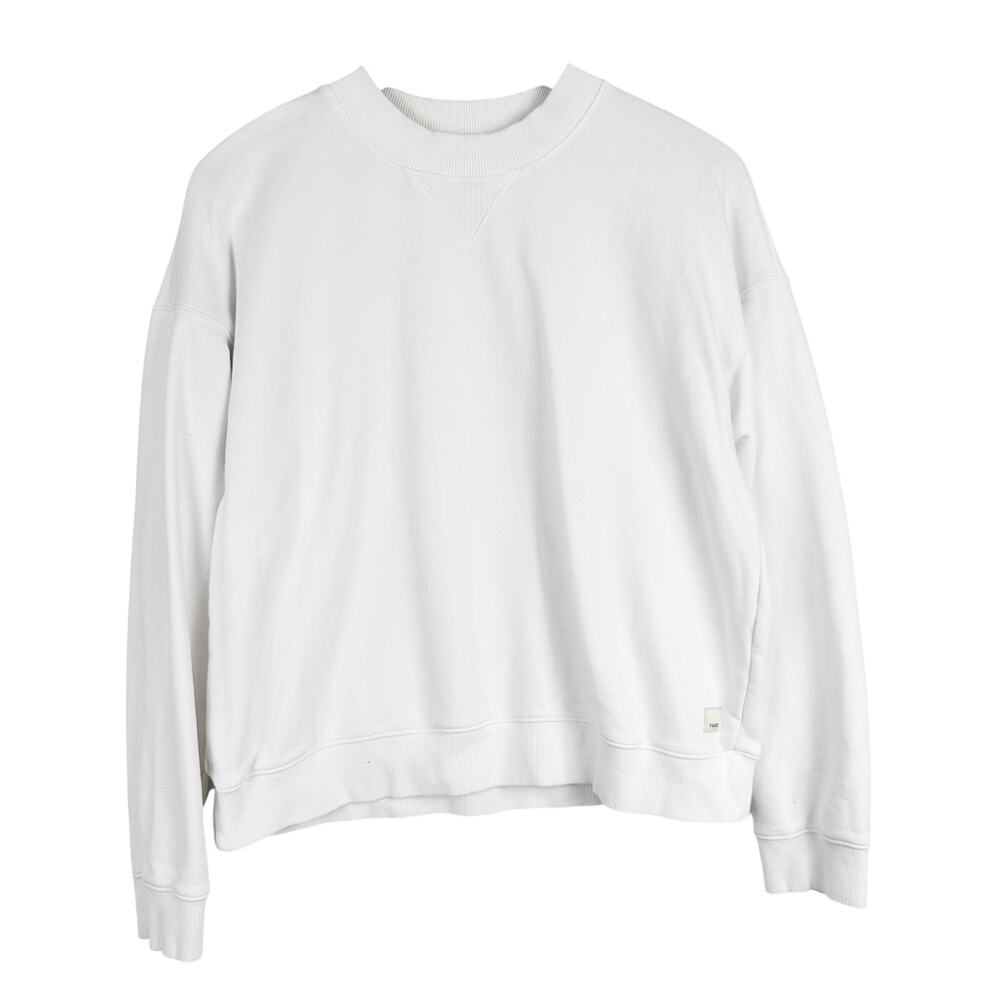 Vuori Women's Sedona Weekender Crew Pullover Sweatshirt White VW278 - S